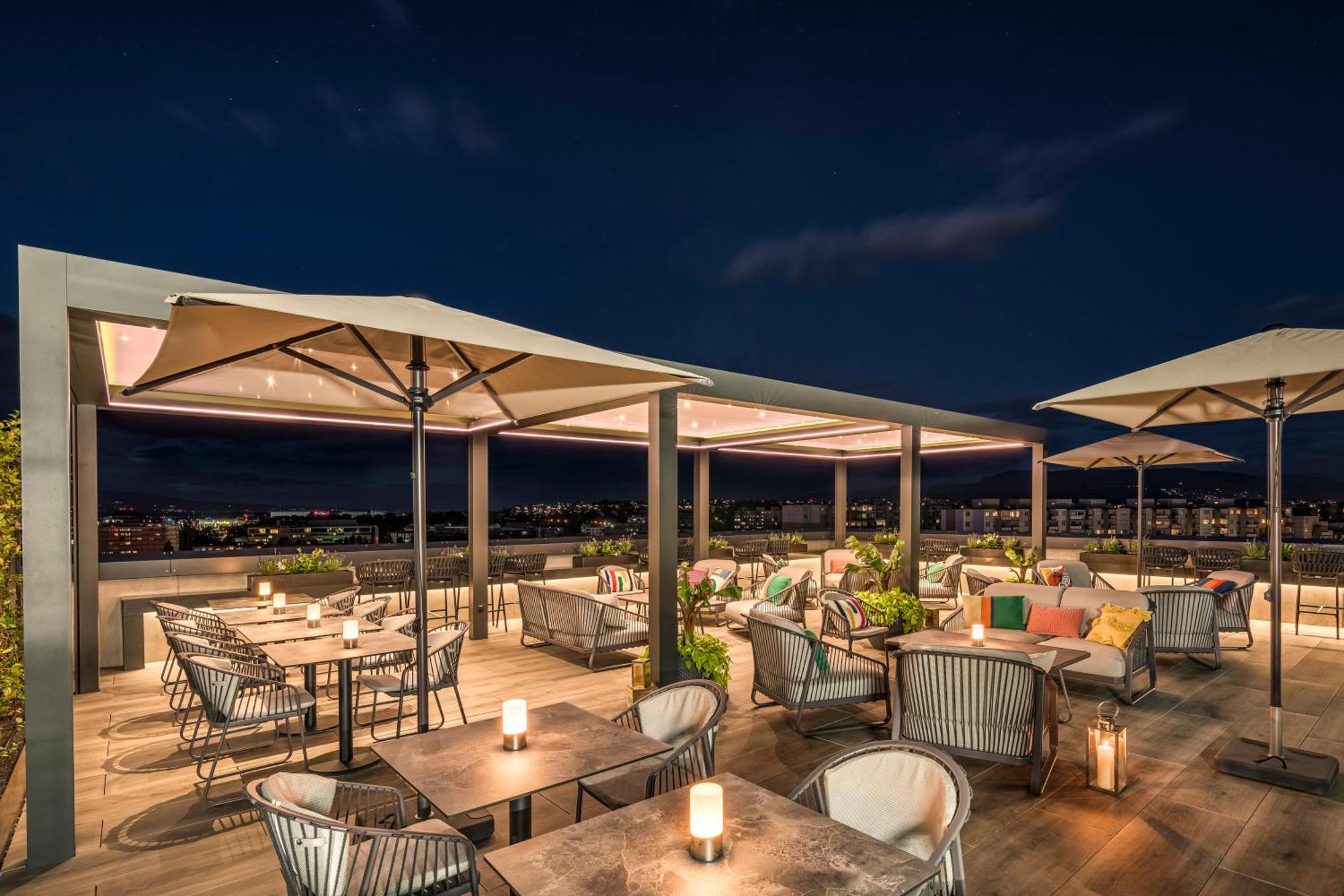 Geneva Marriott Hotel ميرين المظهر الخارجي الصورة